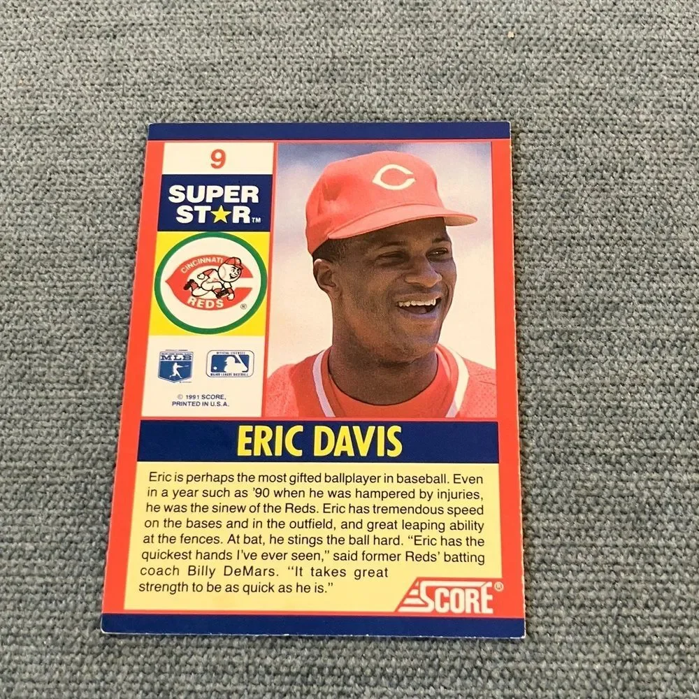 1991 Score Cincinnati Reds Baseball Card Trading Card